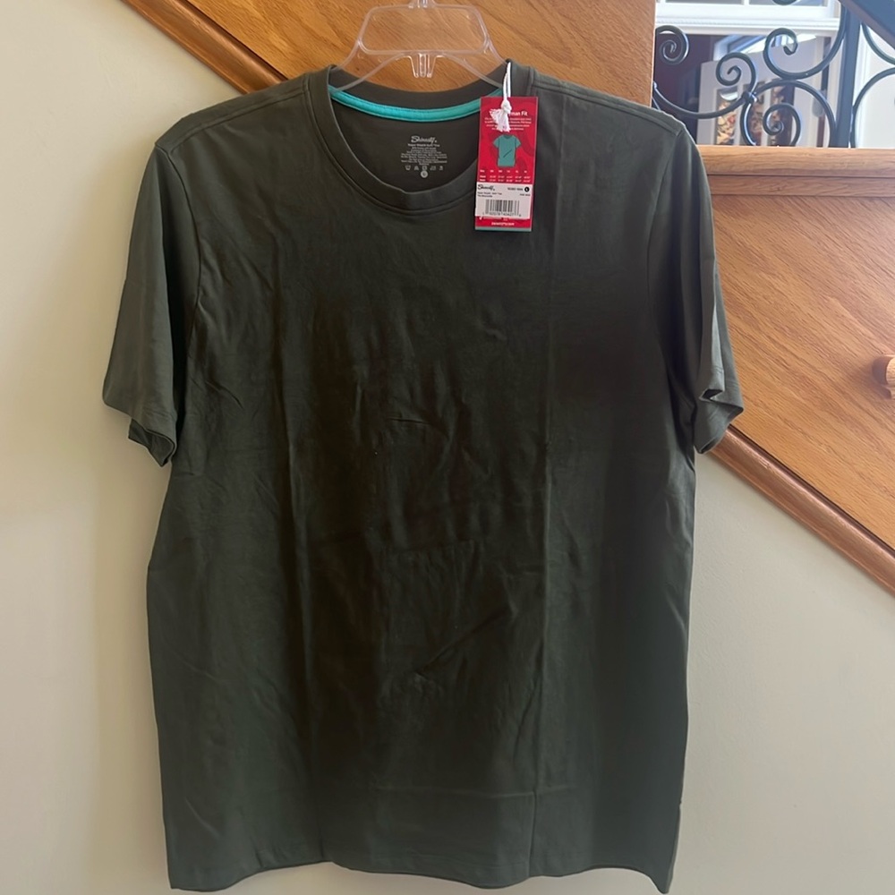 Shinesty T-Shirt Size Large Olive New With Tags